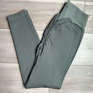 Ryderwear Textured Knit Leggings - Green